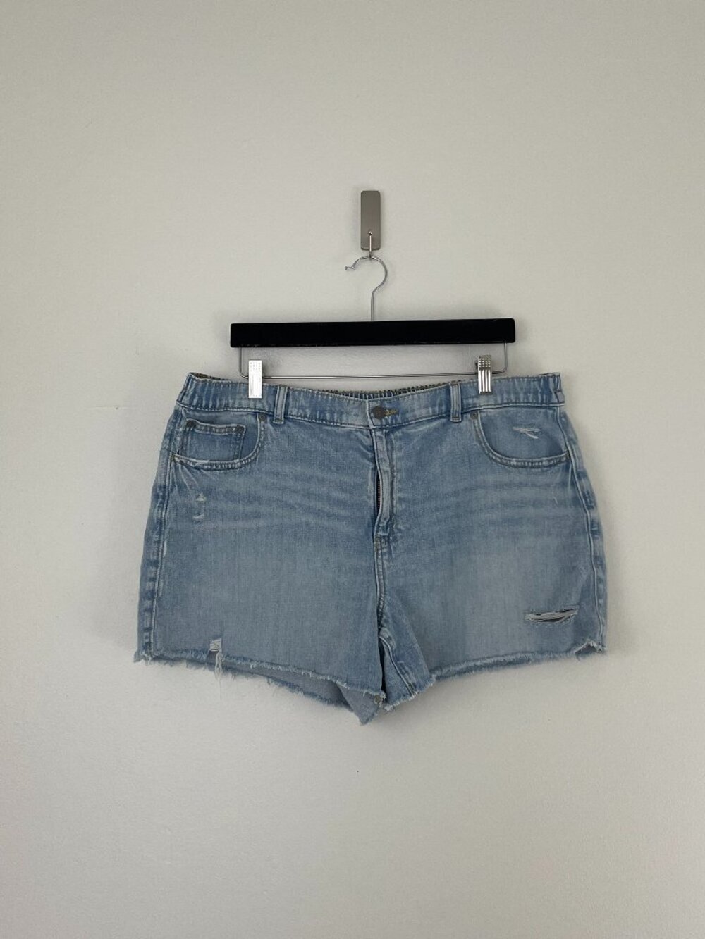 Aerie Daydream Distressed Cut Off Denim Shorts Size XL